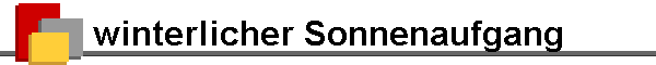 winterlicher Sonnenaufgang